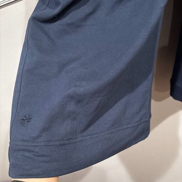 Athleta Women's Retroterry High Rise Wide Leg Cargo Pant Navy SZ: XL - Picture 6 of 12